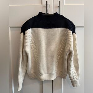 Mango Braided Crewneck Sweater